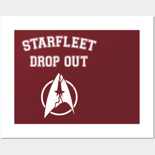 Starfleet Drop Out Posters and Art